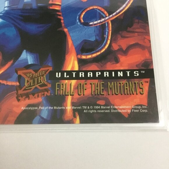 '95 Fleer Ultra Fall Of The Mutants Ultraprints 6.5" x 10" X-Men Marvel (94’) - Picture 3 of 4